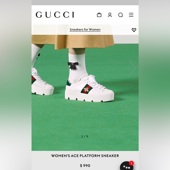 Gucci Ace platform sneakers - Picture 6 of 6